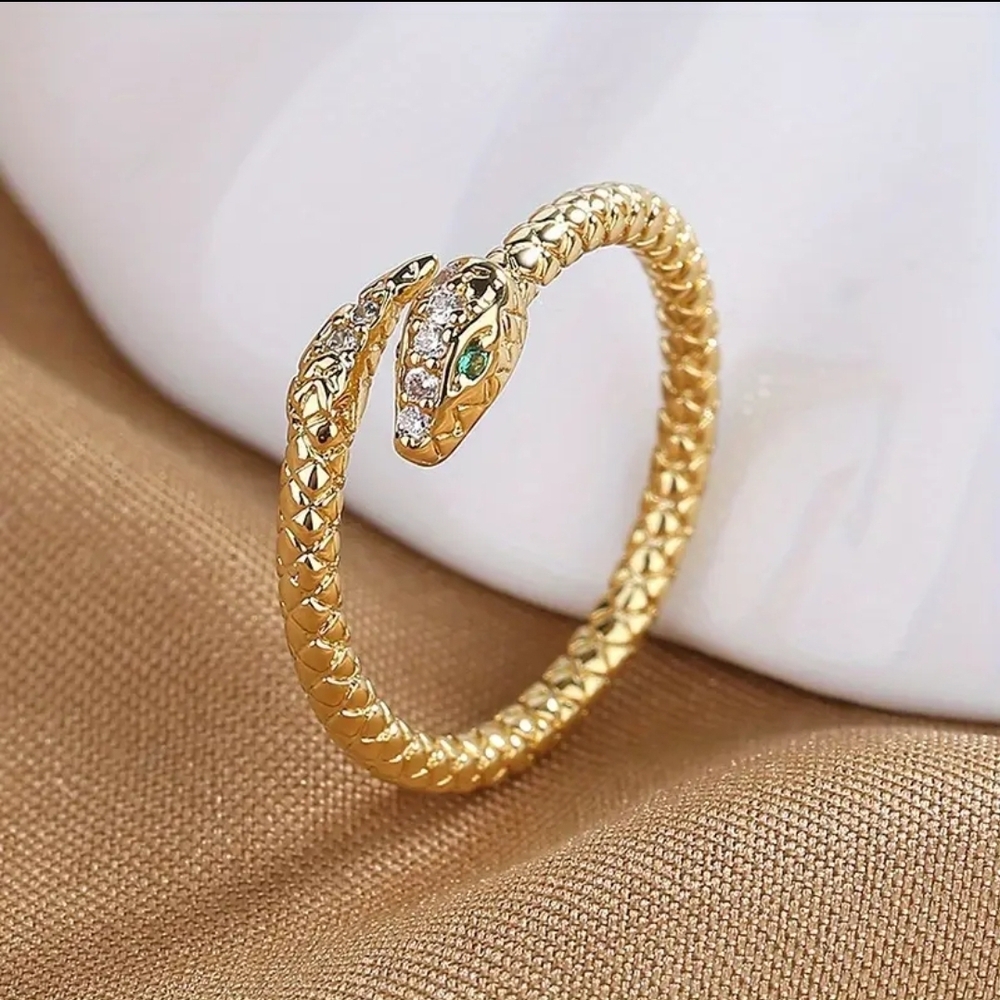 Gold Snake Ring